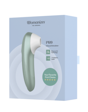 Stimulateur clitoridien sans contact  Pro turquoise 11 intensités – Womanizer