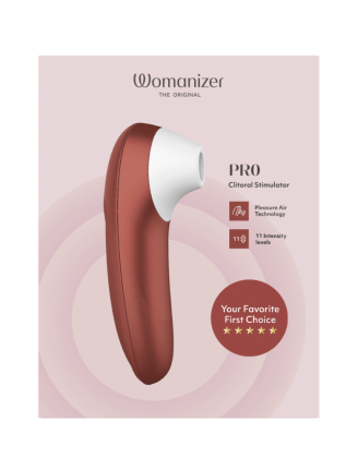 Stimulateur clitoridien sans contact  Pro rouge 11 intensités – Womanizer