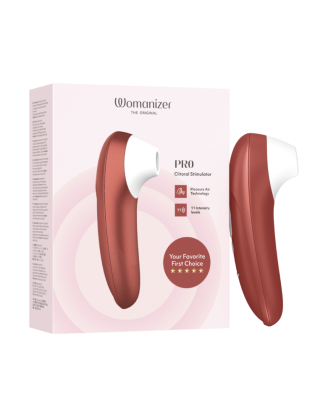 Stimulateur clitoridien sans contact  Pro rouge 11 intensités – Womanizer