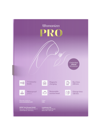 Stimulateur clitoridien sans contact  Pro violet 11 intensités – Womanizer