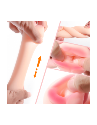 Gaine Masturbatrice Réutilisable FUNNY EGG – Design Réaliste Vagin lèvres fines