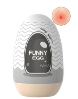 Gaine Masturbatrice Réutilisable FUNNY EGG – Design Réaliste Anus