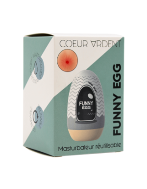 Gaine Masturbatrice Réutilisable FUNNY EGG – Design Réaliste Anus