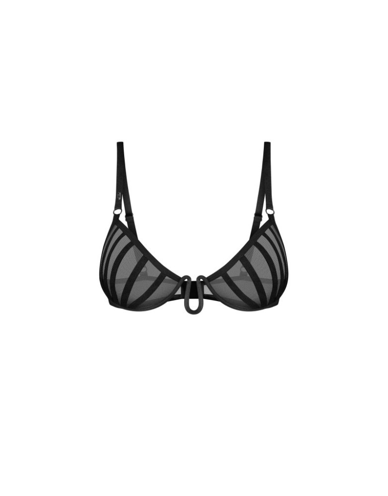 Aurorium demi-soutien-gorge noir