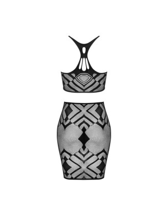 K101 top et jupe - Noire