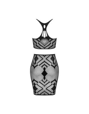 K101 top et jupe - Noire