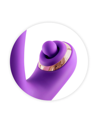 Vibromasseur rabbit 3-en-1 avec tapotements Joyfully 