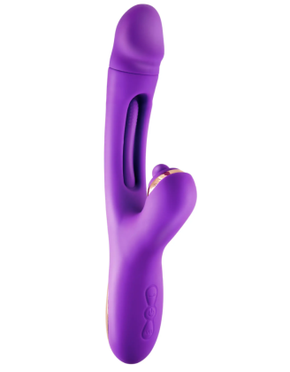 Vibromasseur rabbit 3-en-1 avec tapotements Joyfully 
