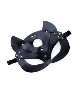 Masque félin en faux cuir - Mapalé