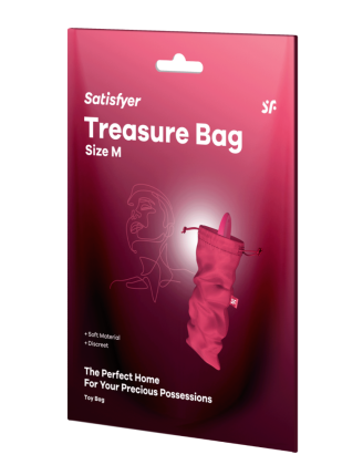 Sac de rangement sextoys rose taille M Treasure Bag Satisfyer 