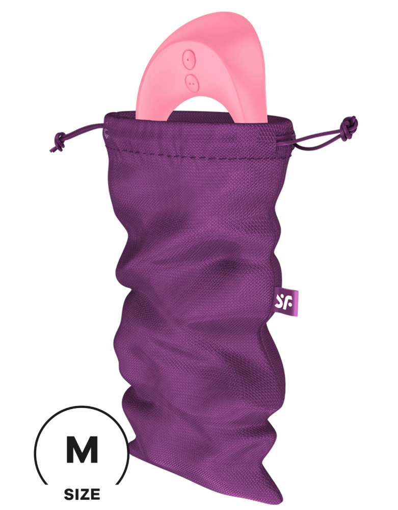 Sac de rangement sextoys violet taille M Treasure Bag Satisfyer 