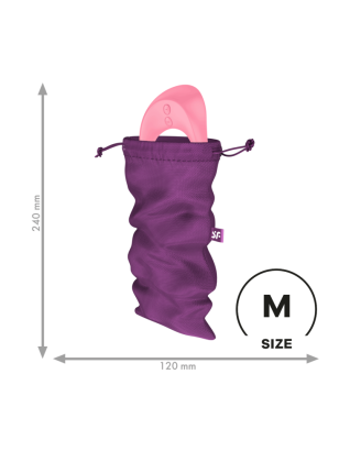 Sac de rangement sextoys violet taille M Treasure Bag Satisfyer 
