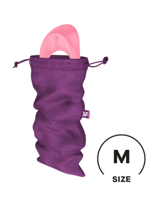 Sac de rangement sextoys violet taille M Treasure Bag Satisfyer 