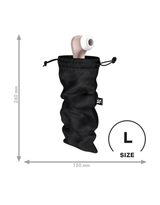 Sac de rangement sextoys noir taille L Treasure Bag Satisfyer 