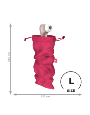 Sac de rangement sextoys rose taille L Treasure Bag Satisfyer 