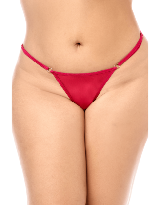 Babydoll grande taille Mapalé brodée avec string 