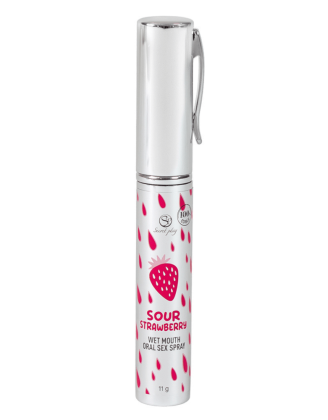 Spray Sexe Oral Fraise Acidulée Bouche Humide 11gr Secret Play