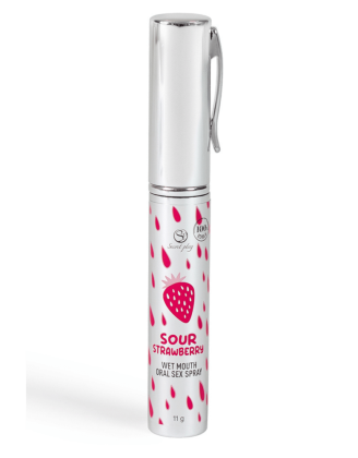Spray Sexe Oral Fraise Acidulée Bouche Humide 11gr Secret Play