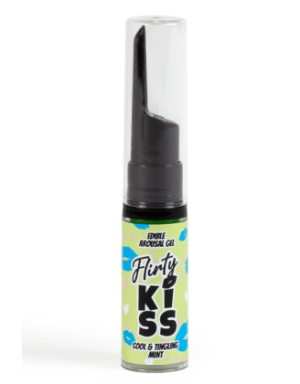 Gels pour Sexe Oral Fraise & Menthe  Flirty Kiss 2×8 gr Secret Play