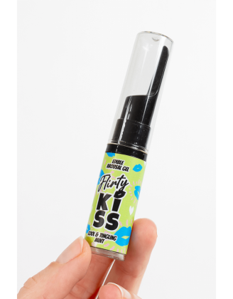 Gels pour Sexe Oral Fraise & Menthe  Flirty Kiss 2×8 gr Secret Play