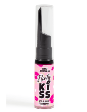 Gels pour Sexe Oral Fraise & Menthe  Flirty Kiss 2×8 gr Secret Play