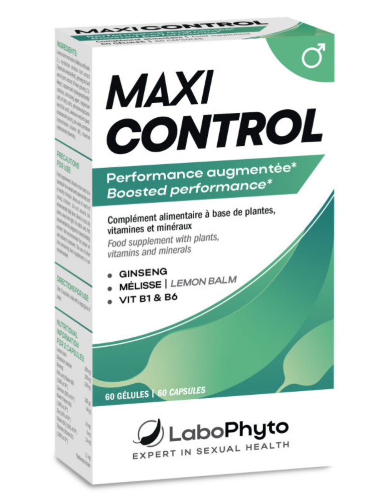 Endurance & équilibre sexuel masculin Maxicontrol 60 gélules