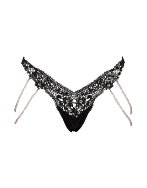 String dentelle & perles amovibles - Cottelli