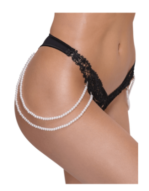 String dentelle & perles amovibles - Cottelli