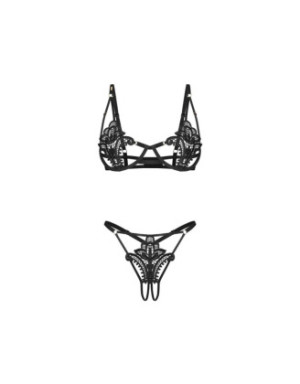 Luise Sublim ensemble ouvert 2 pièces - Noir