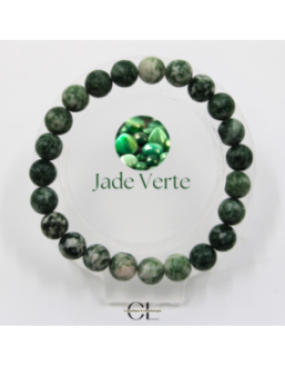 Bracelet en pierres naturelles Jade Verte AB 8mm