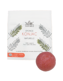 Éponge konjac rose