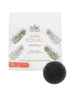 Éponge konjac noire