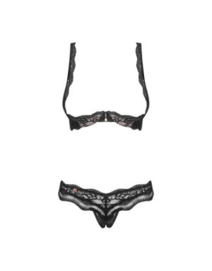 Luvae Ensemble ouvert 2 pcs  - Noir