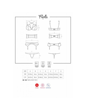 Frivolla Ensemble 4 pcs - Noir