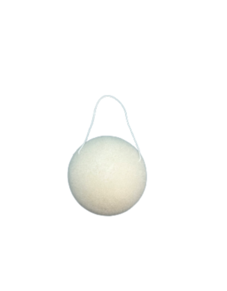 Éponge konjac blanche