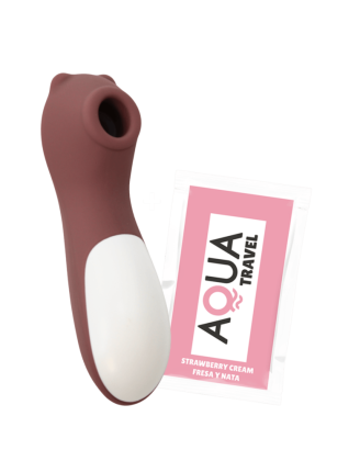 Stimulateur de clitoris Teddy Bear Pocket Pleasure + 1 dosette de lubrifiant