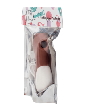 Stimulateur de clitoris Teddy Bear Pocket Pleasure + 1 dosette de lubrifiant