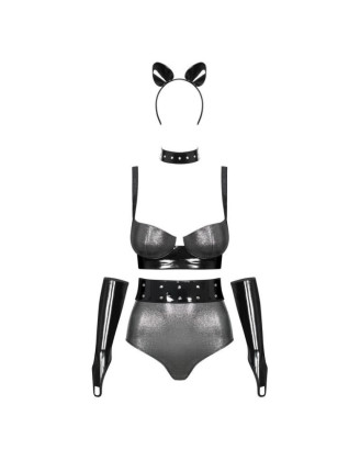 Silveria Ensemble 6 pcs - Argent et Noir