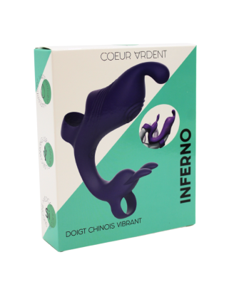 Doigt Vibrant à Double Moteur INFERNO 