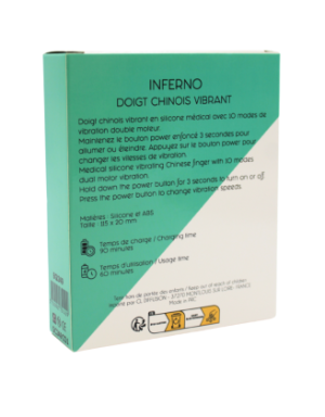 Doigt Vibrant à Double Moteur INFERNO 