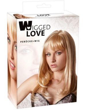 Perruque blonde mi-longue 