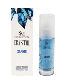 Crème pour le contour des yeux à la poudre de saphir 30ml 100% naturelle