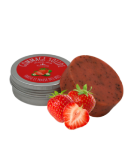 Gommage solide - Fraise et fraise des bois 70gr