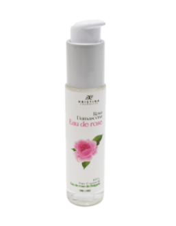 Eau florale naturelle à la rose de Damas - 50ml 100% naturelle - Format voyage
