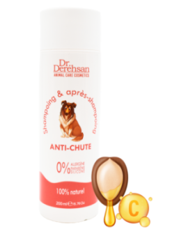 Shampoing pour chien - ANTI-CHUTE 200ml