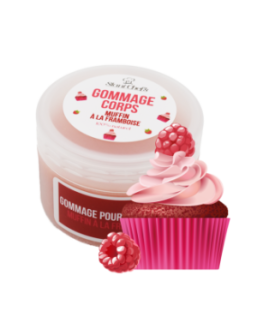 Gommage corps - muffin à la framboise - 100ml 100% naturel
