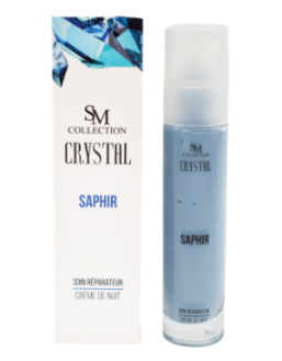 Crème de nuit à la poudre de saphir 50ml 100% naturelle