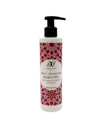 Après-shampoing brillance et vitalité enrichi en extrait de plantain 100% naturel 250ml