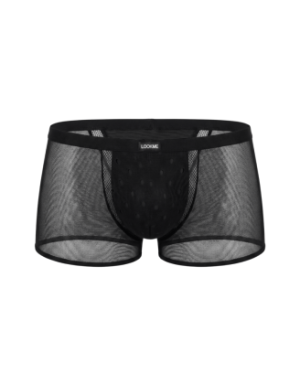 Boxer noir semi opaque