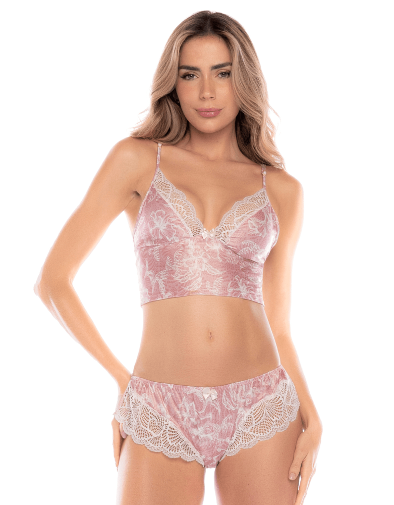 Ensemble 2 pièces rose dentelle confort et sensualité – Mapalé